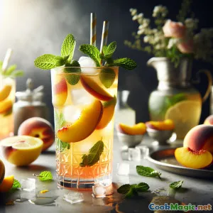 Limonade Pêche Pétillante Royale Rafraîchissante