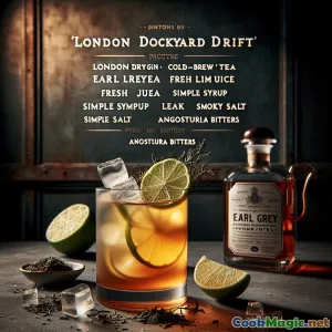 Deriva del Cantiere di Londra: Un cocktail di Gin Earl Grey