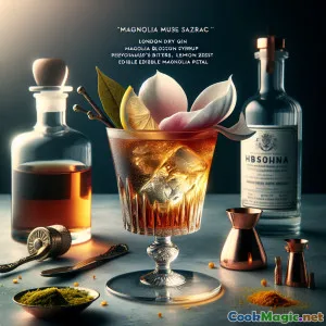 Magnolia Muse Sazerac: Một Cocktail Hoa Anh Đào Anh