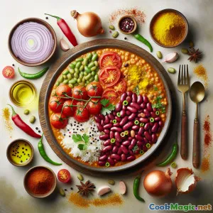 Authentische Maharage ya Nazi: Cremige Kokosnussbohnen