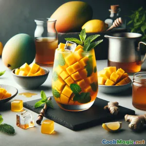 Mango-Töne: Englischer Mango & Tee Erfrischer