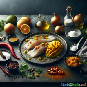 Tropical Mango Lilikoi Chutney Fish Delight