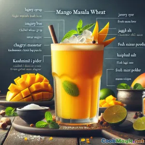 香料芒果小麦啤酒清凉饮