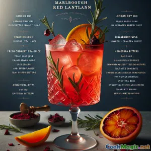 Cocktail Marlborough Đèn lồng đỏ