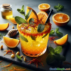 Marrakech Market Breeze: Exotic Moroccan Citrus Mocktail