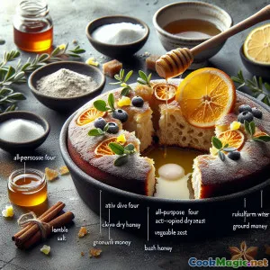 Beignets Croquants de Mikate Frits avec Glaçage au Miel Sauvage