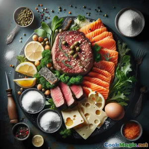 大西洋风味海鲜夹心米兰沙拉的美味佳肴