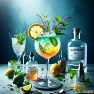 Erfrischender Holunderblüten-Gin-Fizz mit Zitrus-Twist