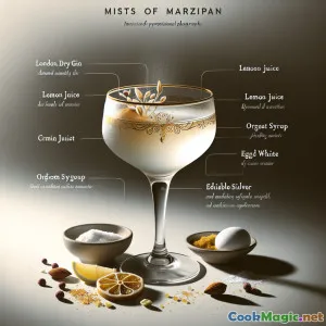 Sương Mù của Marzipan: Cocktail Hạnh Nhân & Gin Mây