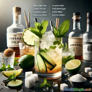 Mojito Habana Vieja: Vintage-Havanna-inspirierter Cocktail