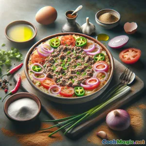 Goldener Mutabbaq: Gefüllte Pfannkuchen-Feier