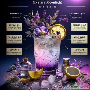 Mystical Moonlight: Enchanting Elderflower English Gin Cocktail