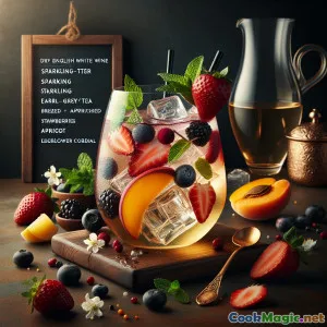 Sangria Frizzante di Napa con Frutti di Bosco e Tocco Inglese