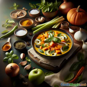 Взрыв Вкуса: Кари из тыквы и базилика Северных Высот