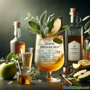 Öland Orchard Mist: English Apple Elderflower Fizz