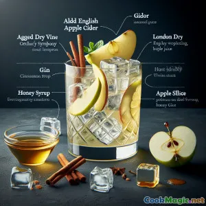 Old Vine Orchard Symphony: A Crisp & Elegant English Cider Cocktail