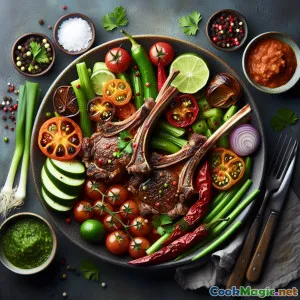 Kotlet jagnięcy Osu w Nkatenkwan z orzeszków ziemnych