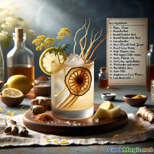 Ozark Elderflower Root Swig with Sassafras Sparkle