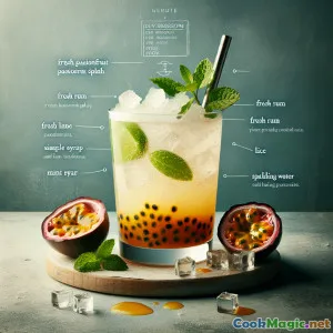 Pantanal Passionfruit Splash – Cóctel Refrescante Tropical