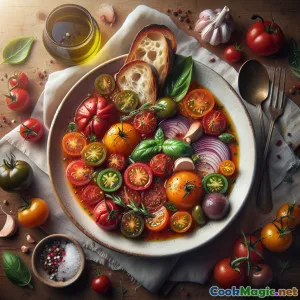 夏季托斯卡纳番茄-面包汤