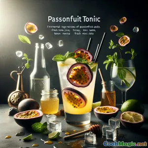 Passionsfrucht-Tonic: Erfrischender Englischer Zitrus-Sprudler