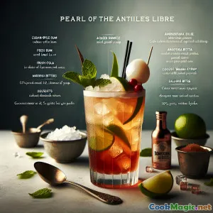 Perle der Freien Antillen-Cocktail