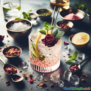 Persian Rosewater Smash: Fragrant Gin Cocktail Delight