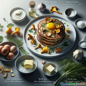 Golden Potato Pancakes & Arctic Chanterelle Sauté