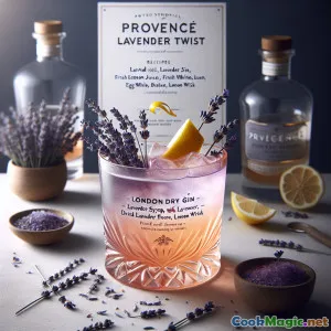 Giro de Ginebra de Lavanda de Provenza: Delicia Floral en Cóctel