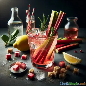 Rhubarb Fizz: Un elegante sorso frizzante inglese