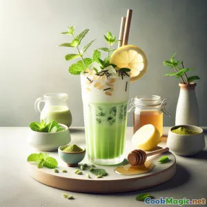 Penyegar Sawah: Pendingin Matcha Lemon Krimi yang Segar