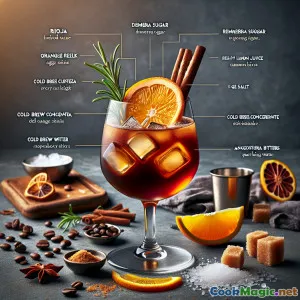 Rioja Gerösteter Wakeup-Cocktail