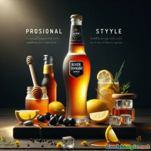 River Danube Dunkel: Dark Honey-Lemon Ale Cocktail