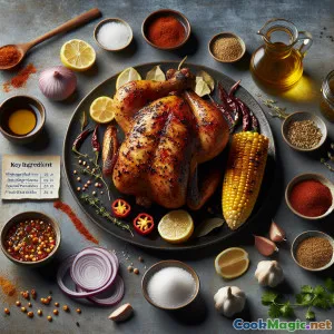 路边烤 Maheu 鸡，配 Braai 釉