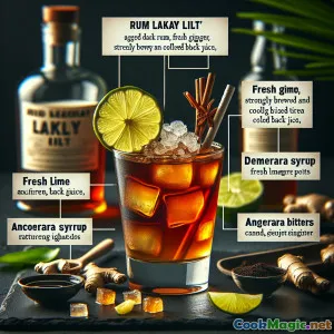 Rum Lakay Lilt: A Spark of English-Caribbean Zest