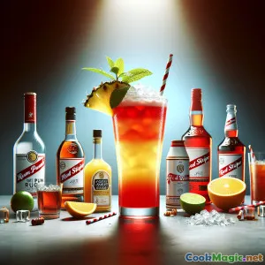 Rum Punch Meets Red Stripe: A Caribbean Fusion Fizz