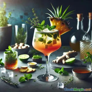 Rumhaven Pineapple Whisper: Английский тропический коктейль-фьюжн