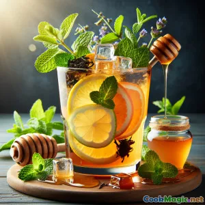 Sahara-Serenität-Schluck: Erfrischende Englische Minze Fusion