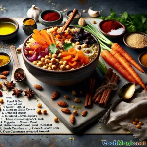 Milho com Açafrão do Sahara: Sabores Exóticos do Deserto