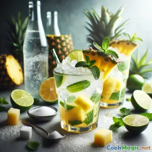 Samba Pineapple Zest: Lively Pineapple & Mint Refresher