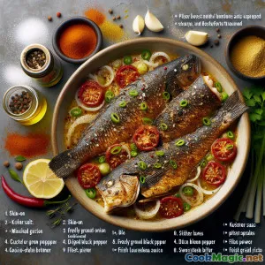 Court-bouillon de redfish de la Nouvelle-Orléans avec sauce tomate et roux