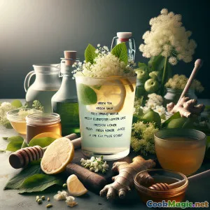 Refreshing Scandinavian Elderflower Jun Drink
