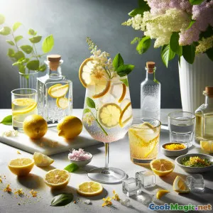 Scandinavian Elderflower Lemon Spritz: Citrusy Nordic Fizz