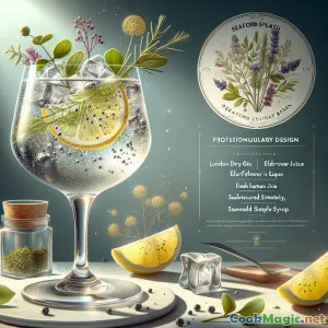 Seaford Splash : Givré au gin aux agrumes et fleur de sureau