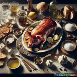 脆皮塞戈维亚风格烤乳猪