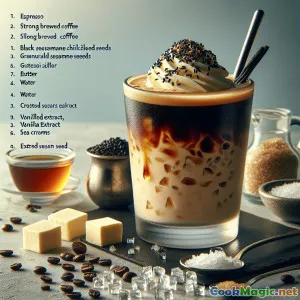 Sesam-Pralinen-Kühlkaffee: Nussiger, cremiger Genuss