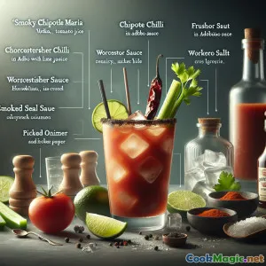 Ricetta di Vodka Maria Piccante e Affumicata al Chipotle