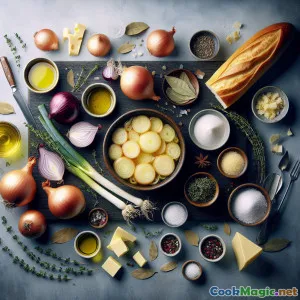 Súp Hành Pháp Cổ Điển Với Phô Mai Tan Chảy