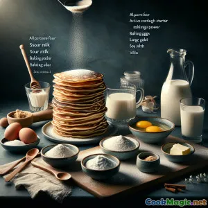Classici Pancake Inglesi al Lievito Madre con Latte Acido