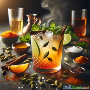 香料小豆蔻孟买雾：充满活力的奶茶鸡尾酒